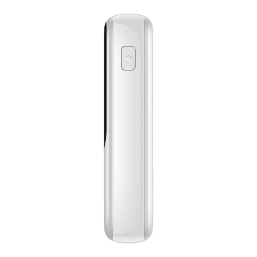 Baterie portabila Baseus Qpow Pro Digital Display, 10000 mAh, 1 x USB-A, 1 x USB-C, 1 x Lightning, White