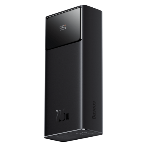 Baterie portabila Baseus Star-Lord, 30000 mAh, 2 x USB-A, 1 x USB-C, Black