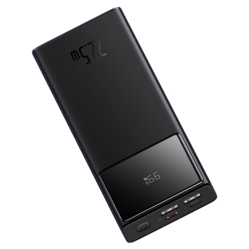 Baterie portabila Baseus Star-Lord, 30000 mAh, 2 x USB-A, 1 x USB-C, Black