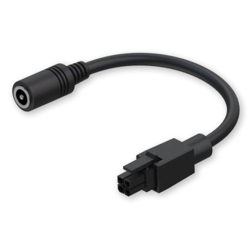Cablu Teltonika PR2PD01B, 5.5x2.1mm - 4Pin, 0.1 m, Black