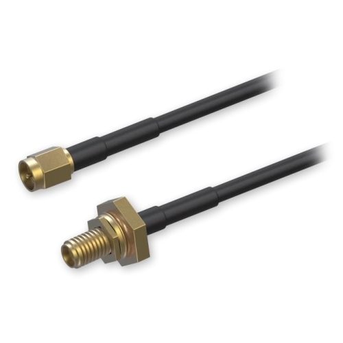 Cablu antena Teltonika PR2VM20M, SMA female - SMA male, 2m, Black