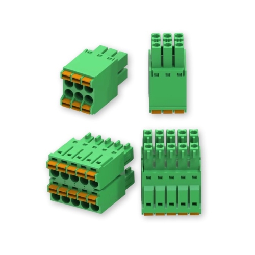 Set Conectori Teltonika PR4IO17K, 2 x 5Pin, 2 x 3Pin, Green