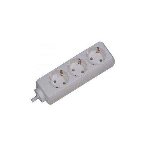 Prelungitor Bachmann B3842715, 3x Schuko, 3m, White