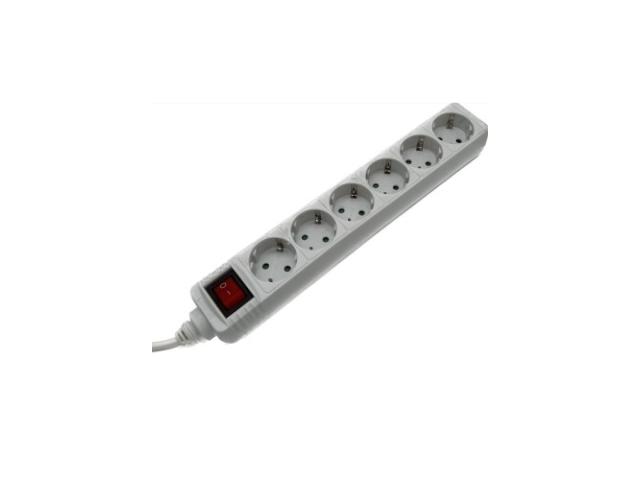Prelungitor Hama R9223809, 6x Shucko, 1.4m, White