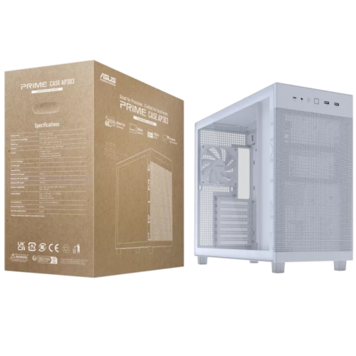 Carcasa Asus PRIME AP303 TG WHITE