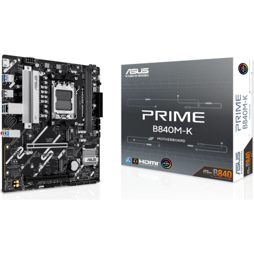 Placa de baza ASUS PRIME B840M-K, AMD B840, Socket AM5, mATX
