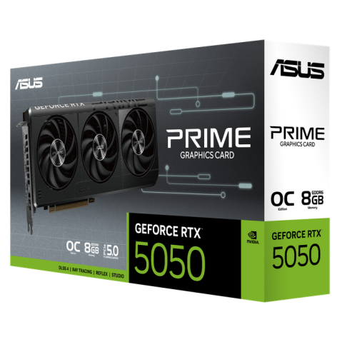 Placa video ASUS nVidia GeForce RTX 5050 Ti Prime OC 8GB, GDDR6, 128 bit
