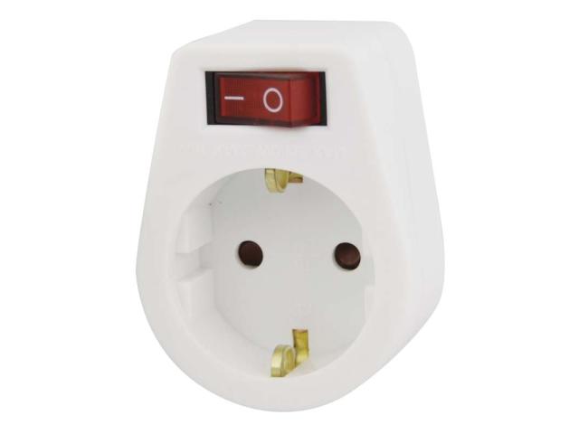 Priza CEE 7/7 cu intrerupator max. 10A EMOS HCT152-107