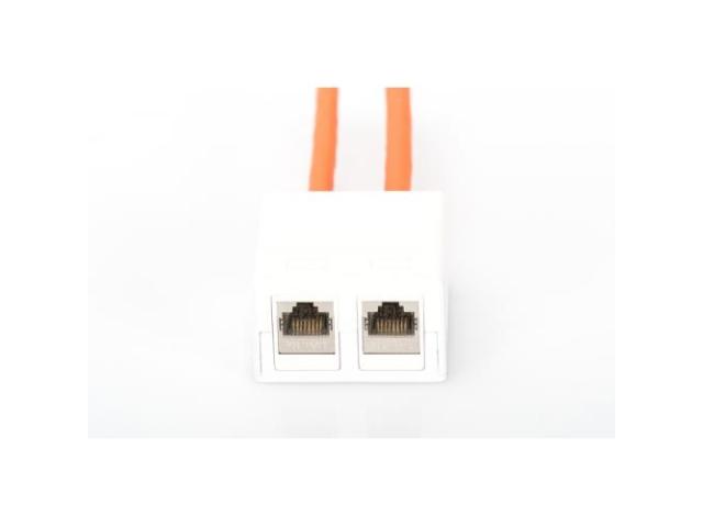 Priza Dubla Aplicata ASSMANN UTP CAT6a, 2 RJ45
