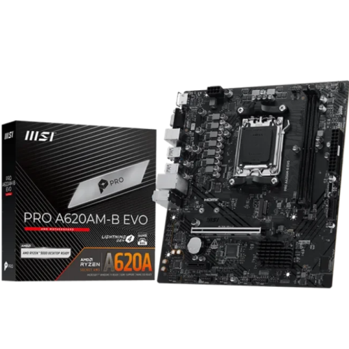 Placa de baza MSI PRO A620M-B EVO, AMD A620A, Socket AM5, mATX