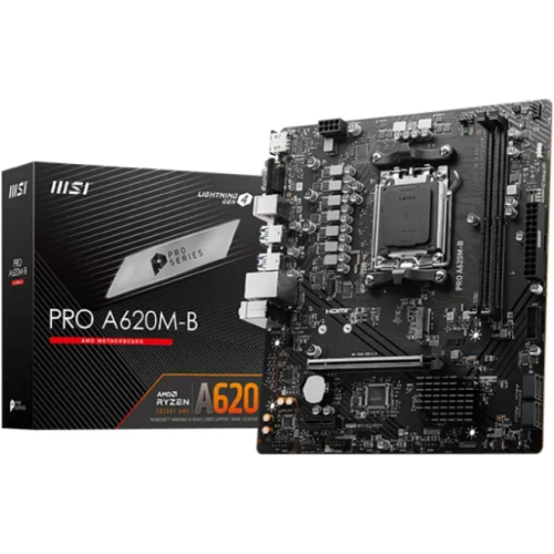Placa de baza MSI PRO A620M-B, AMD A620, Socket AM5, mATX