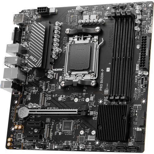 Placa de baza MSI PRO B650M-P, AMD B650, Socket AM5, mATX