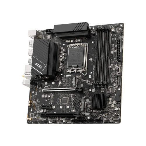 Placa de baza MSI PRO B760M-A WIFI, Intel B760, Socket 1700, mATX