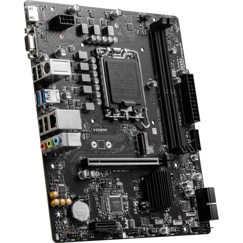 Placa de baza MSI PRO B760M-E  DDR4, Intel B760, Socket 1700, mATX