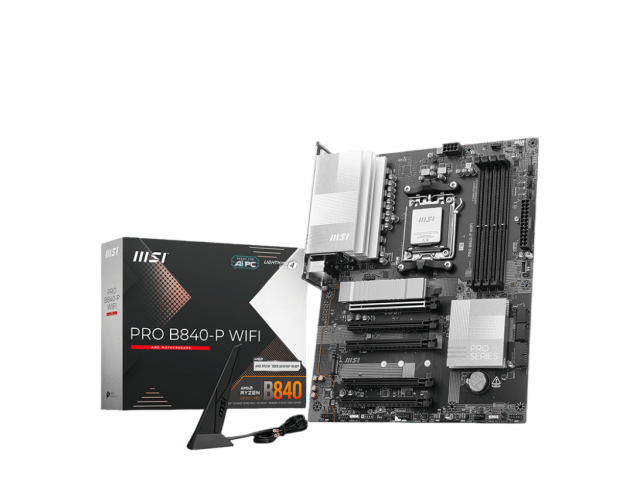 Placa de baza MSI PRO B840-P WIFI, AMD B840, Socket AM5, ATX