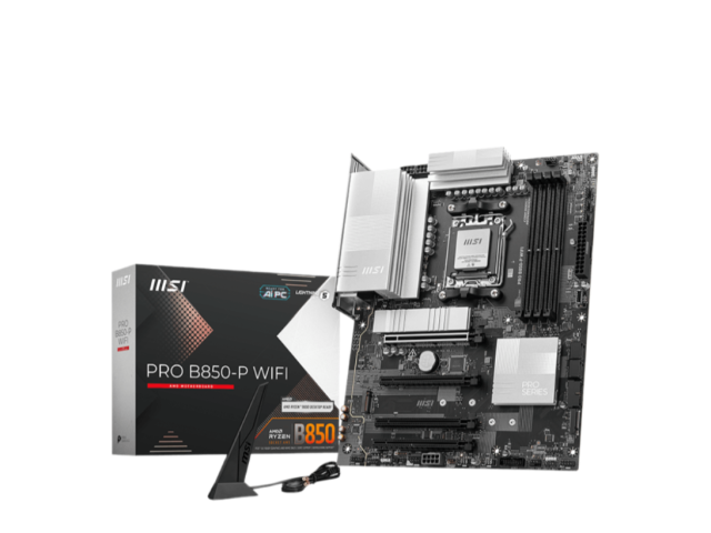 Placa de baza MSI PRO B850-P WIFI, AMD B850, Socket AM5, ATX