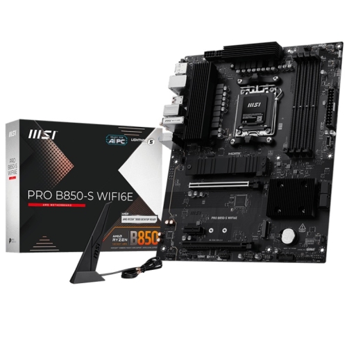 Placa de baza MSI PRO B850-S WIFI6E, AMD B850, Socket AM5, ATX