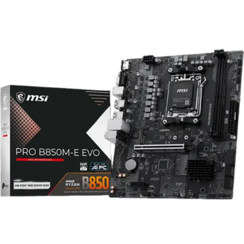PRO B850M-E EVO, AMD B850, Socket AM5, mATX, Negru
