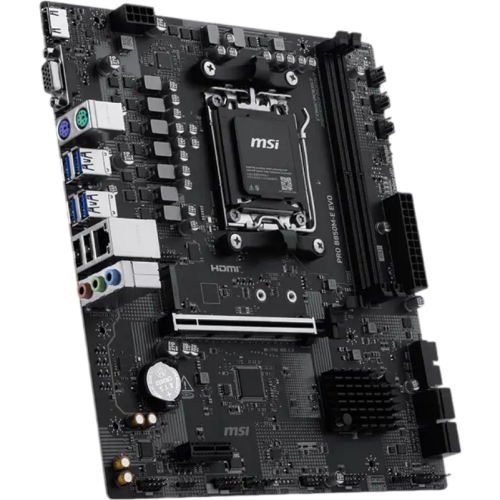 PRO B850M-E EVO, AMD B850, Socket AM5, mATX, Negru