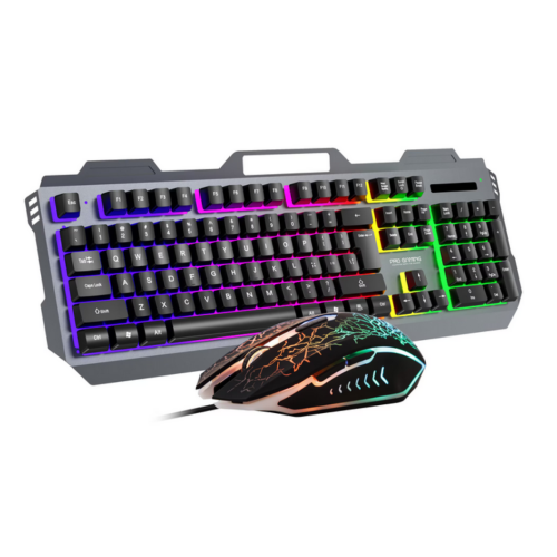 Kit PRO GAMING Starshine K450 - Tastatura, RGB LED, USB, Black + Mouse Optic, RGB LED, USB, Black + Casti cu microfon, RGB LED, USB, Black + MousePad, Black
