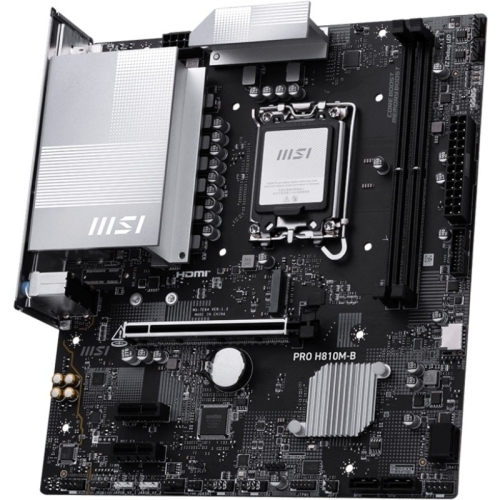 Placa de baza MSI PRO H810M-B, Intel H810, Socket 1851, mATX