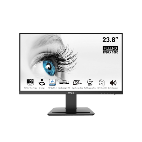 Monitor LED MSI PRO MP243X, 23.8inch, 1920x1080, 1ms, Black