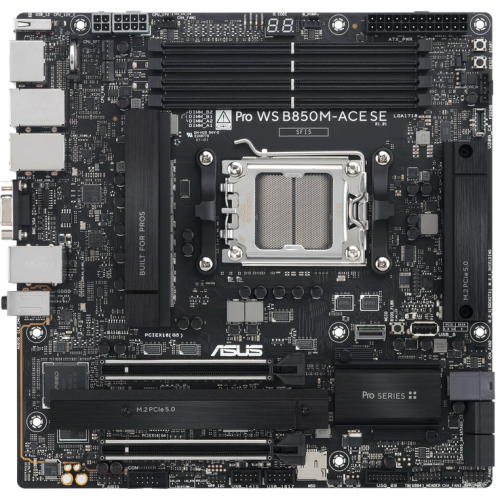 Placa de baza server ASUS Pro WS B850M-ACE SE, AMD B850, Socket AM5, mATX