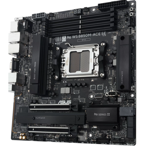 Placa de baza server ASUS Pro WS B850M-ACE SE, AMD B850, Socket AM5, mATX