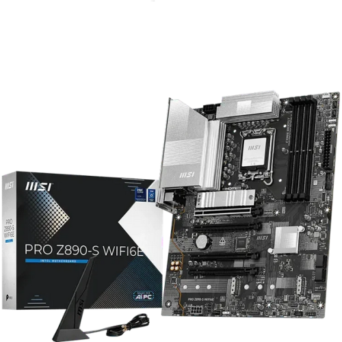 Placa de baza MSI PRO Z890-S WIFI6E, Intel Z890, Socket 1851, ATX