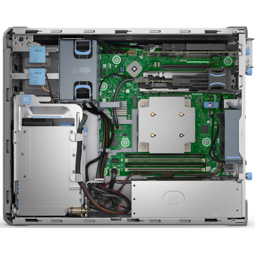 Dell PowerEdge T160 Tower Server,Intel Xeon 6 Performance 6325P 3.5G(4C/8T),32GB UDIMM 5600MT/s,2x480GB SSD SATA 6Gbps RI(3x3.5 and 2x2.5 Cabled HDD),PERC H355,iDRAC9 Enterprise 16G,Broadcom 5720 Dual Port 1Gb,300W Cabled PSU,3Yr NBD