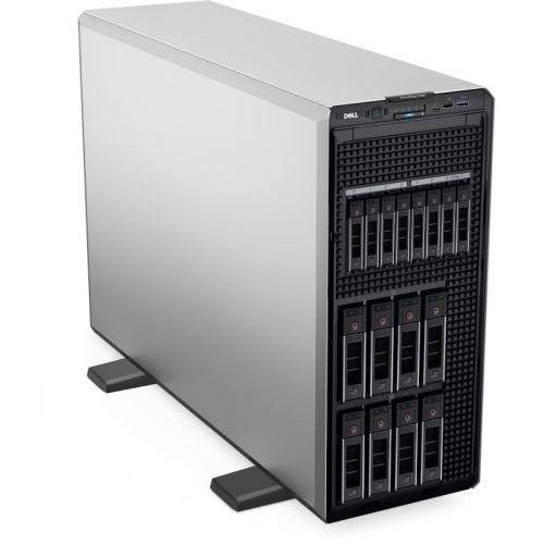 Dell PowerEdge T560 Tower Server,Intel Xeon 4510 2.4GHz(12C/24T),32GB 5600MT/s RDIMM,2x4TB HDD SAS ISE 12Gbps 7.2K(8x3.5 SAS/SATA),PERC H755,iDRAC9 Enterprise 16G,Bezel,Broadcom 5720,Dual Hot Plug PSU(1+1)1100W Titanium,3Yr NBD
