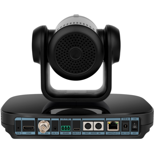 Prestigio Solutions Video Conferencing 4K PTZ Camera Alpha: 4K UHD, 8.4MP, PTZ, AI, No mic, PoE, Connection via HDMI 2.0, USB 3.0, RJ45 or 3G-SDI