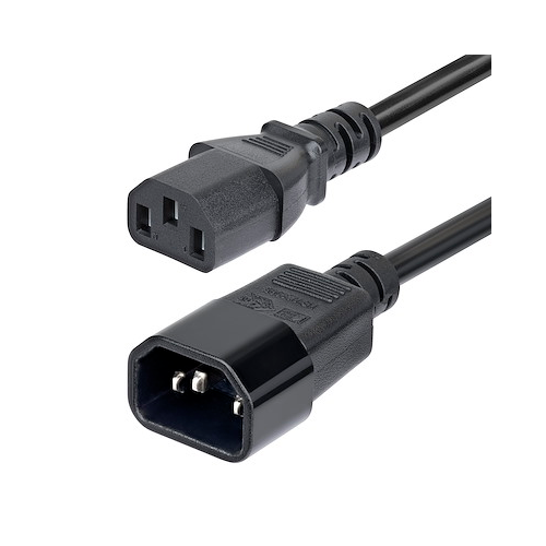 Cablu Startech PXTC13C141415FEU, C14 - C13, 4.6 m, Black