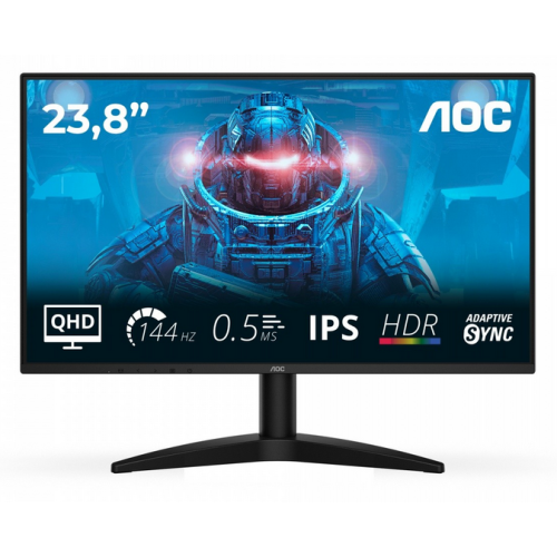 Monitor LED AOC Q24B36X, 23.8 inch, 2560 x 1440 pixeli, 4 ms GtG, Black 