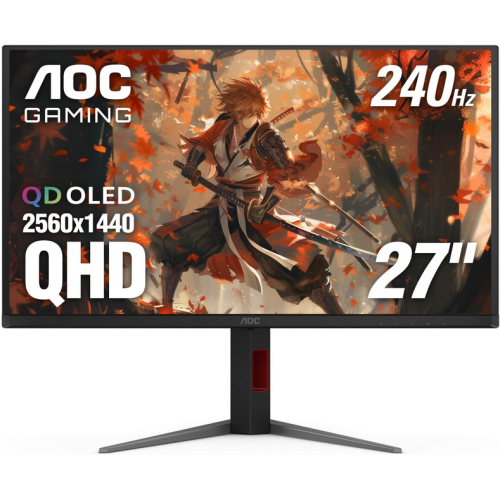 Monitor LED AOC Q27G4ZD, 27 inch, 2560 x 1440 pixeli, 1 ms GtG, Black