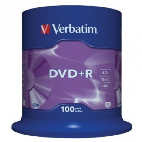 DVD-R Verbatim 43551P 16x, 4.7GB, 100buc, Cake