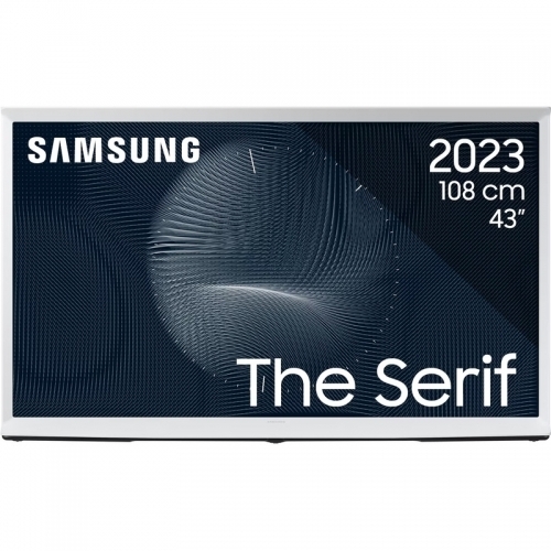 Televizor QLED Samsung Smart The Serif QE43LS01BG Seria LS01BG, 43inch, UHD 4K, White
