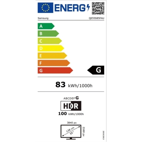 Televizor OLED Samsung Smart QE55S85FA Seria S85F, 55 inch, Ultra HD 4K, Black