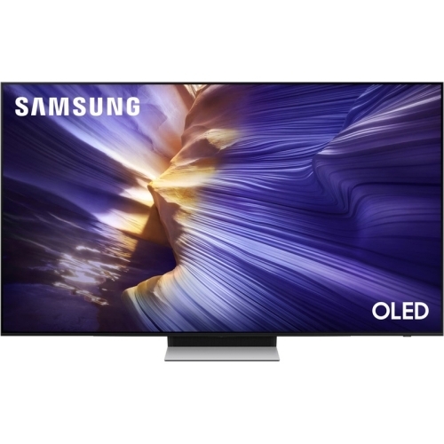 Televizor OLED Samsung Smart QE83S90F Seria S90F, 83 inch, Ultra HD 4K, Black