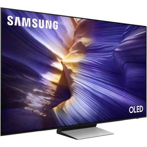 Televizor OLED Samsung Smart QE83S90F Seria S90F, 83 inch, Ultra HD 4K, Black