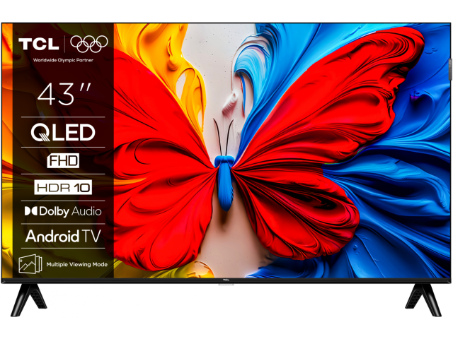 QLED TV 4K 43''(109cm) TCL 43S5K