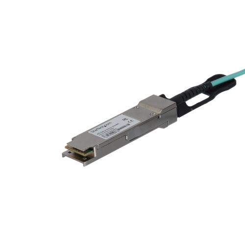 Patch Cord Startech QSFP40GAO30M, QSFP+ - QSFP+, 30m, Black