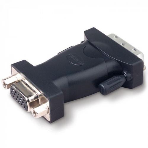 Adaptor PNY QSP-DVIVGA, DVI - VGA, Black