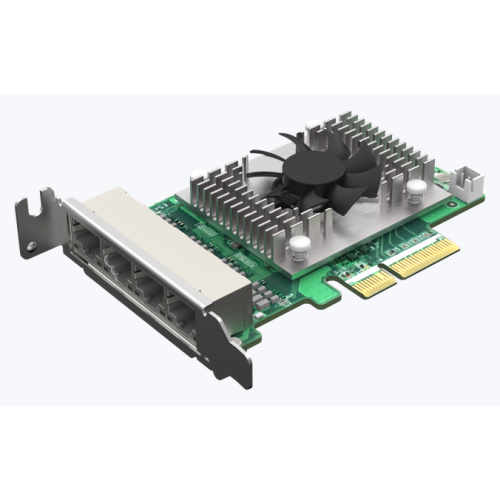 Placa de retea QNAP QXG-2G4T-I225, PCI Express 2.0 x4