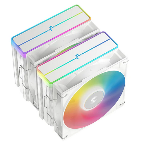 Cooler procesor Deepcool AG620 V2, ARGB LED, 2 x 120 mm, White
