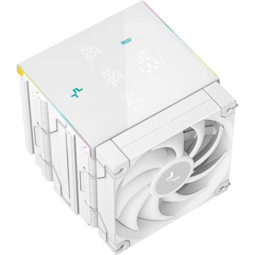 Cooler procesor Deepcool AK620 Digital Pro, ARGB LED, 2 x 120 mm, White