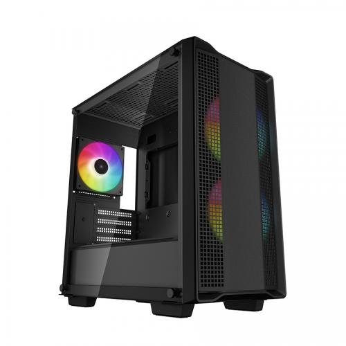 Carcasa DeepCool CC360 ARGB Black, Fara Sursa