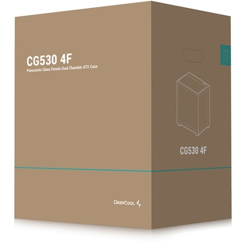 Carcasa DeepCool CG530 4F Black, Fara sursa