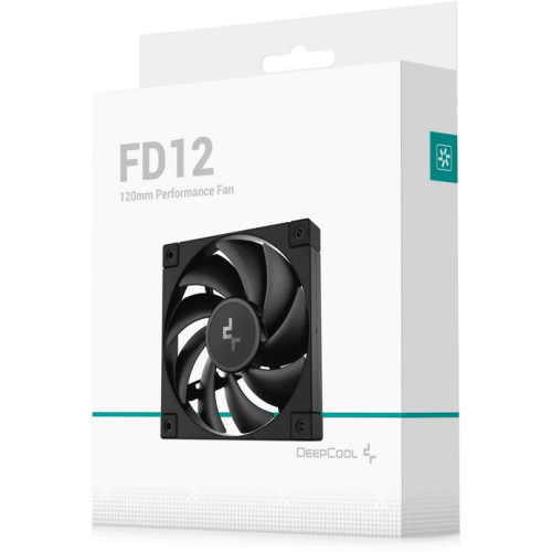 Ventilator Deepcool FD12, 120 mm, Black, 3 bucati