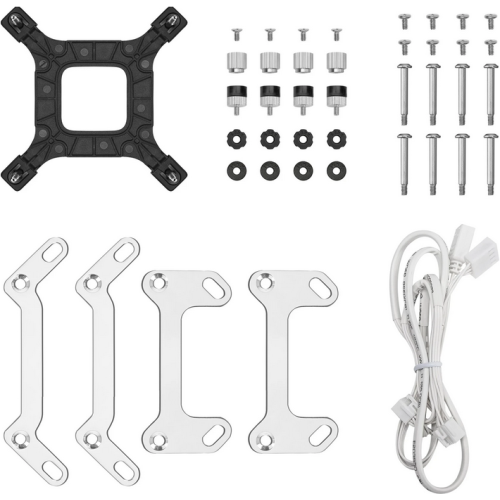 CPU COOLER DEEPCOOL LM240 RGB WHITE